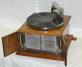 アンティーク 蓄音機 Victor Victrola IV ビクター 卓上型 The Victor-Victrola Page